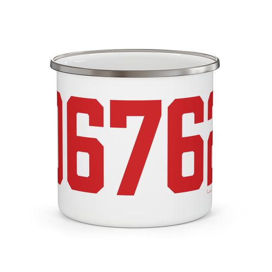06762 Middlebury Connecticut Zip Code Enamel Camping Mug