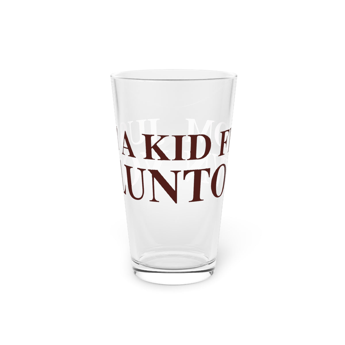 Just a kid from Voluntown Pint Glass, 16oz