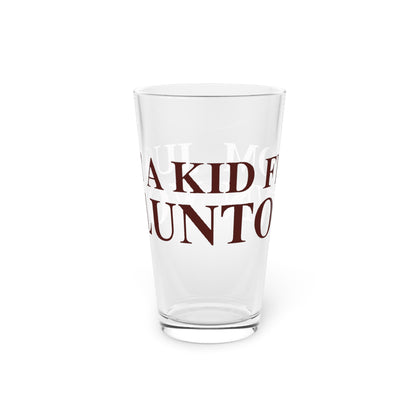 Just a kid from Voluntown Pint Glass, 16oz