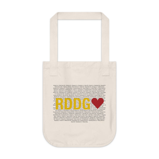 Redding Love Organic Canvas Tote Bag