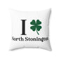 I Clover North Stonington Spun Polyester Square Pillow