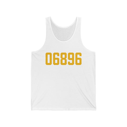 06896 Redding Connecticut Zip Code Unisex Jersey Tank Top