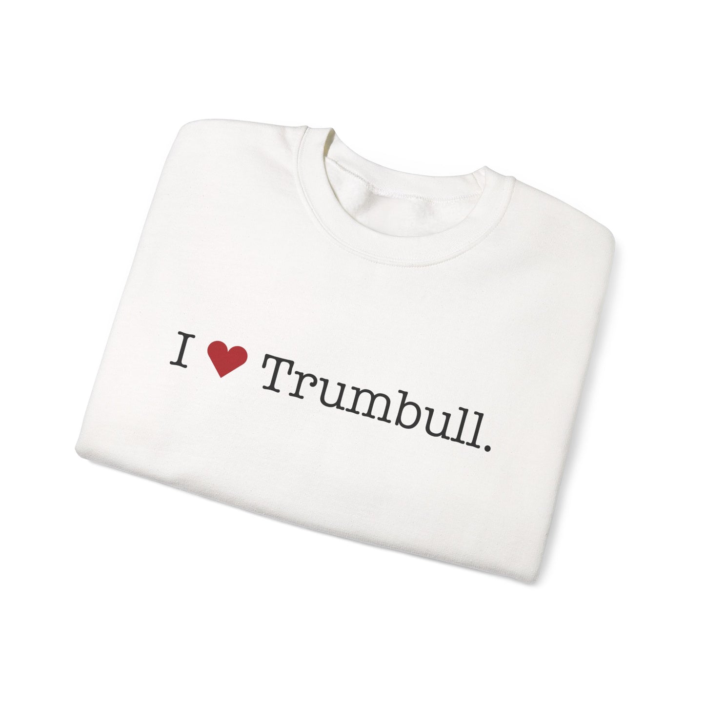 I Heart Trumbull. Unisex Heavy Blend™ Crewneck Sweatshirt