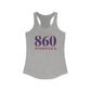 860 Woodstock Red White & Blue Women's Ideal Racerback Tank Top