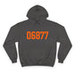 06877 Ridgefield Connecticut Zip Code Champion Hoodie Sweatshirts