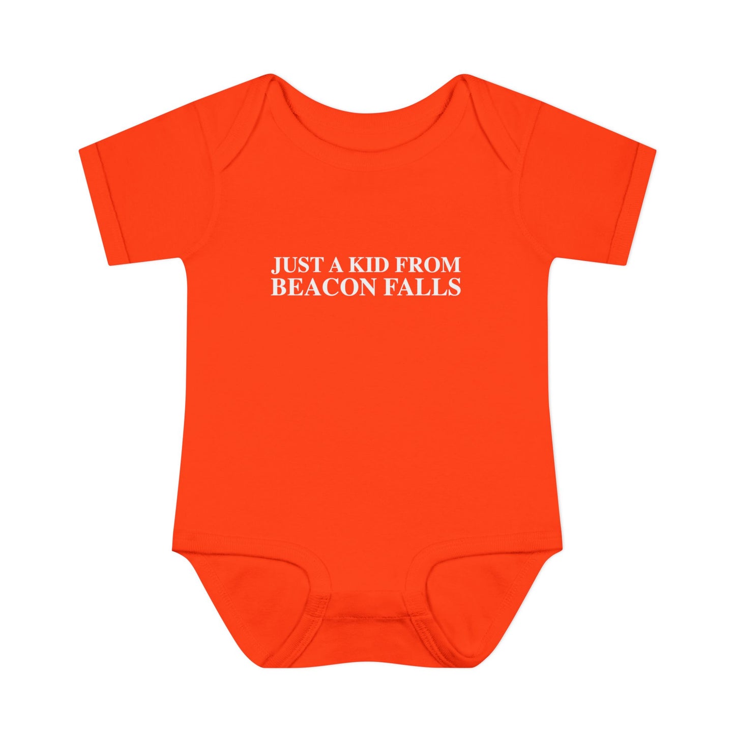 Just a kid from Beacon Falls Infant Baby Rib Bodysuit