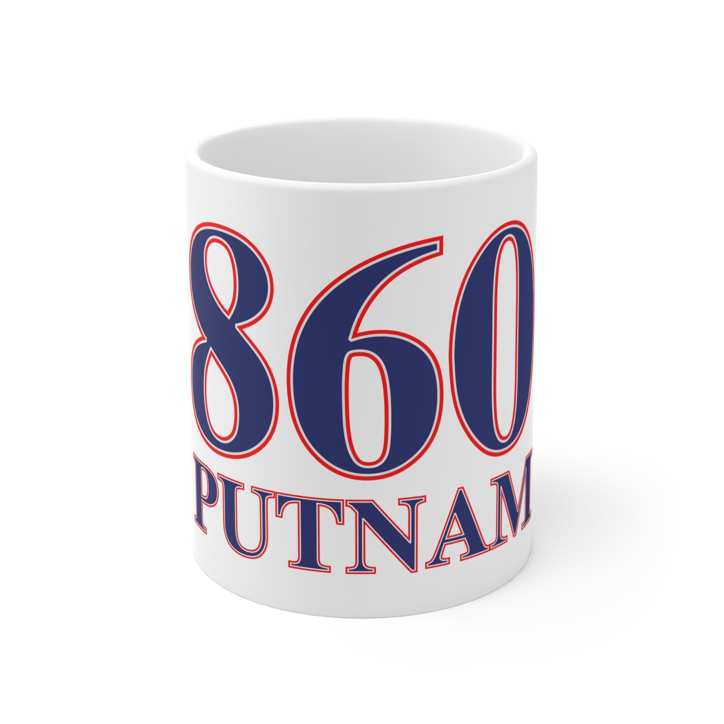 860 Putnam Red, White & Blue Mug 11oz
