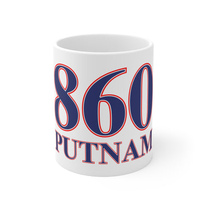 860 Putnam Red, White & Blue Mug 11oz