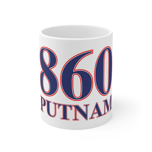 860 Putnam Red, White & Blue Mug 11oz