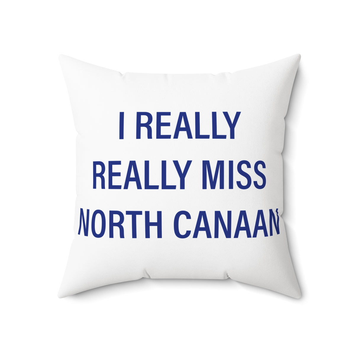 I Really Really Miss North Canaan Polyester Square Pillow