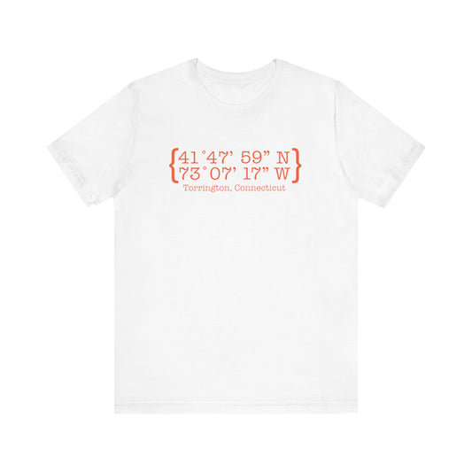 Torrington Coordinates Unisex Jersey Short Sleeve Tee