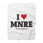 I Heart MNRE Sherpa Fleece Blanket