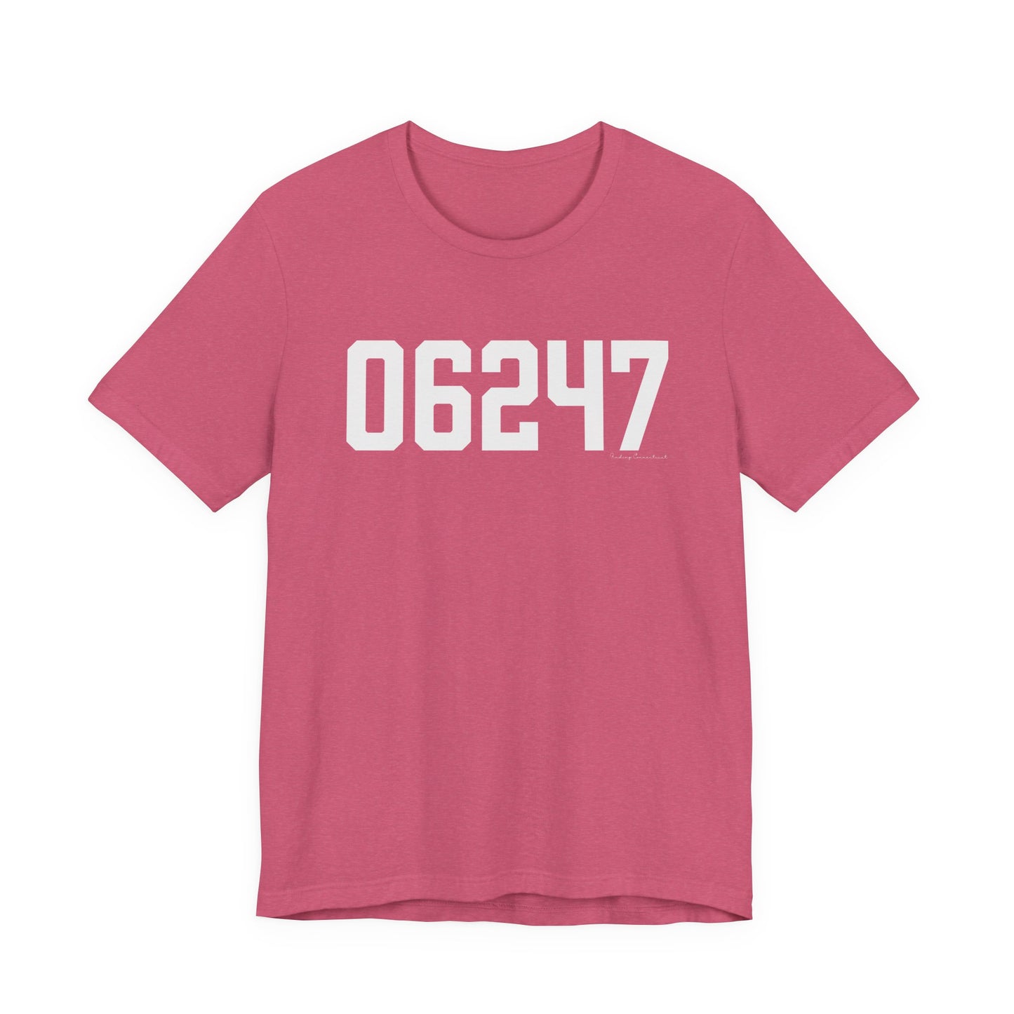06247 Hampton CT Zip Code Unisex Jersey Short Sleeve T-Shirt