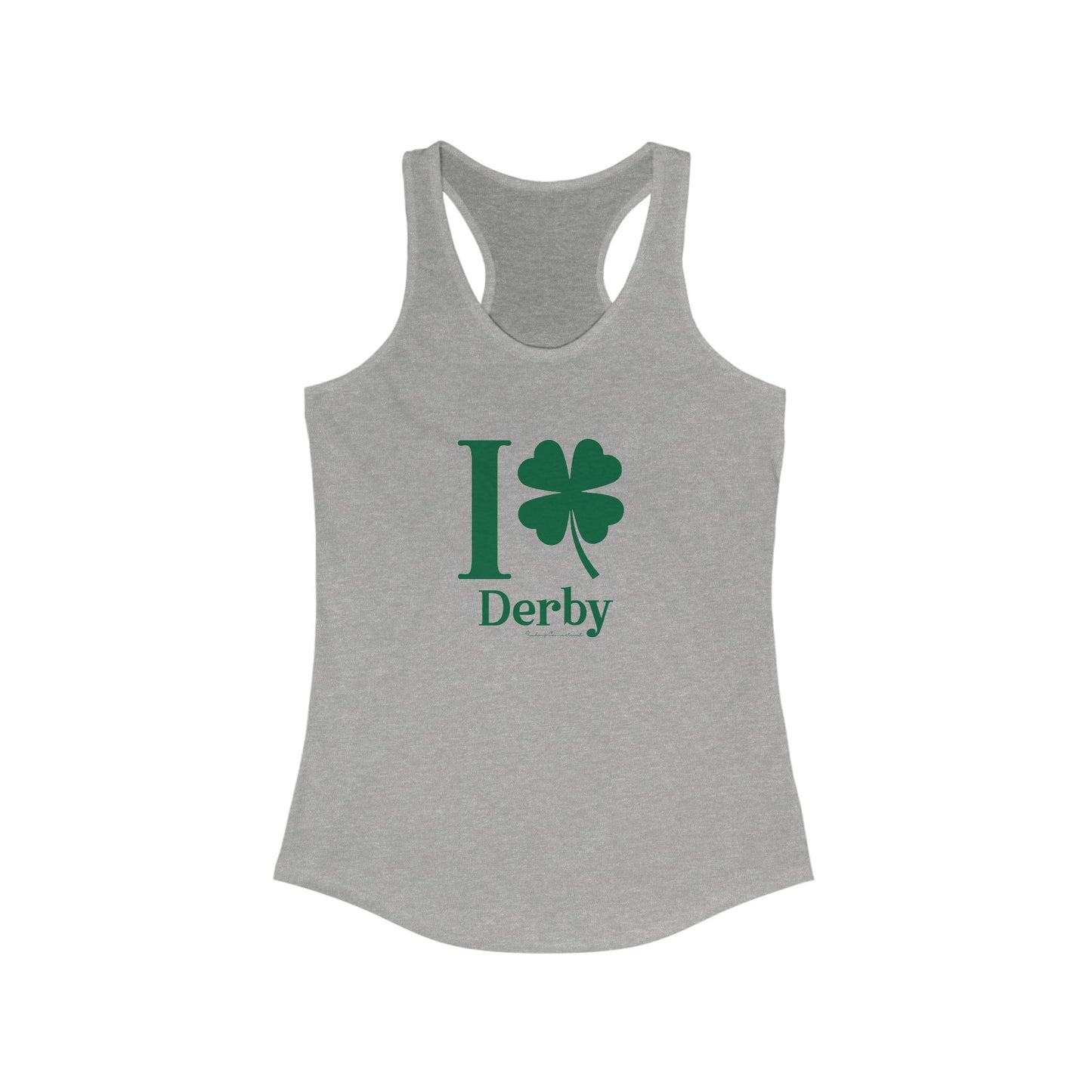 I Clover Derby Women's Ideal Racerback Tank Top