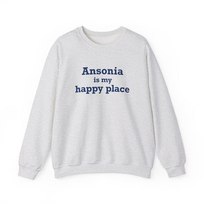 Ansonia is My Happy Place Unisex Heavy Blend™ Crewneck Sweatshirt