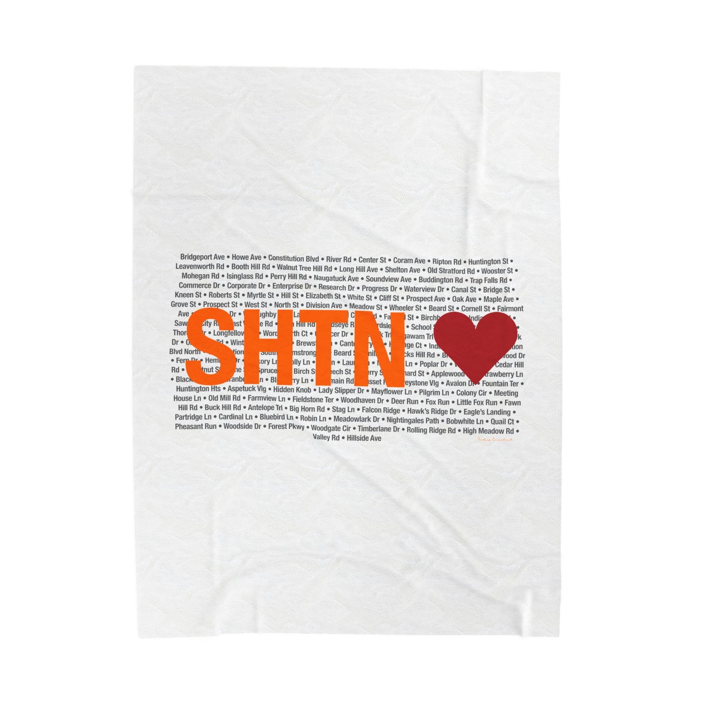 Shelton Love Velveteen Plush Blanket
