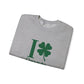I Clover Orange Unisex Heavy Blend™ Crewneck Sweatshirt
