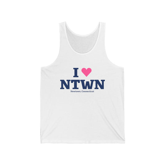 I Heart NTWN Unisex Jersey Tank Top