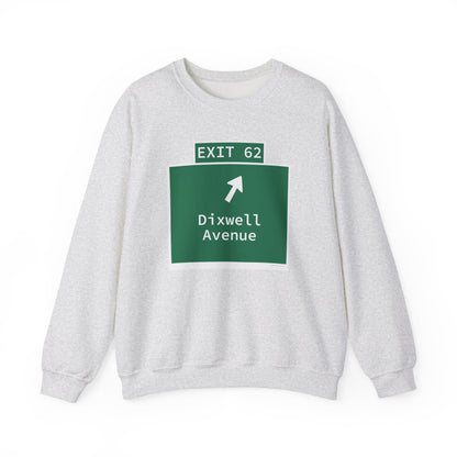 Vintage WCP Exit 62 Sign Unisex Heavy Blend™ Crewneck Sweatshirt
