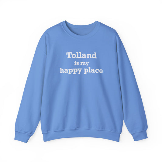 Tolland is My Happy Place Unisex Heavy Blend™ Crewneck Sweatshirt