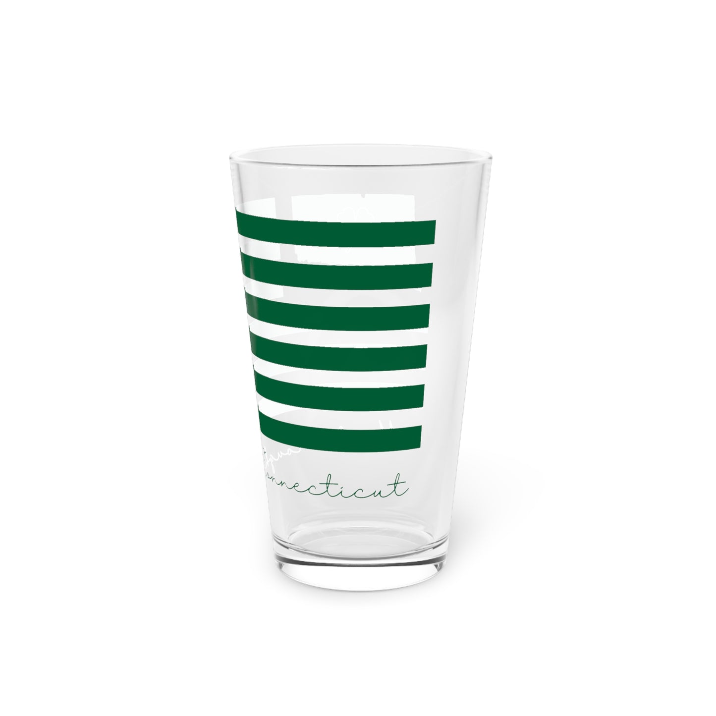 Marlborough Connecticut St. Patrick’s Day Flag Pint Glass, 16oz