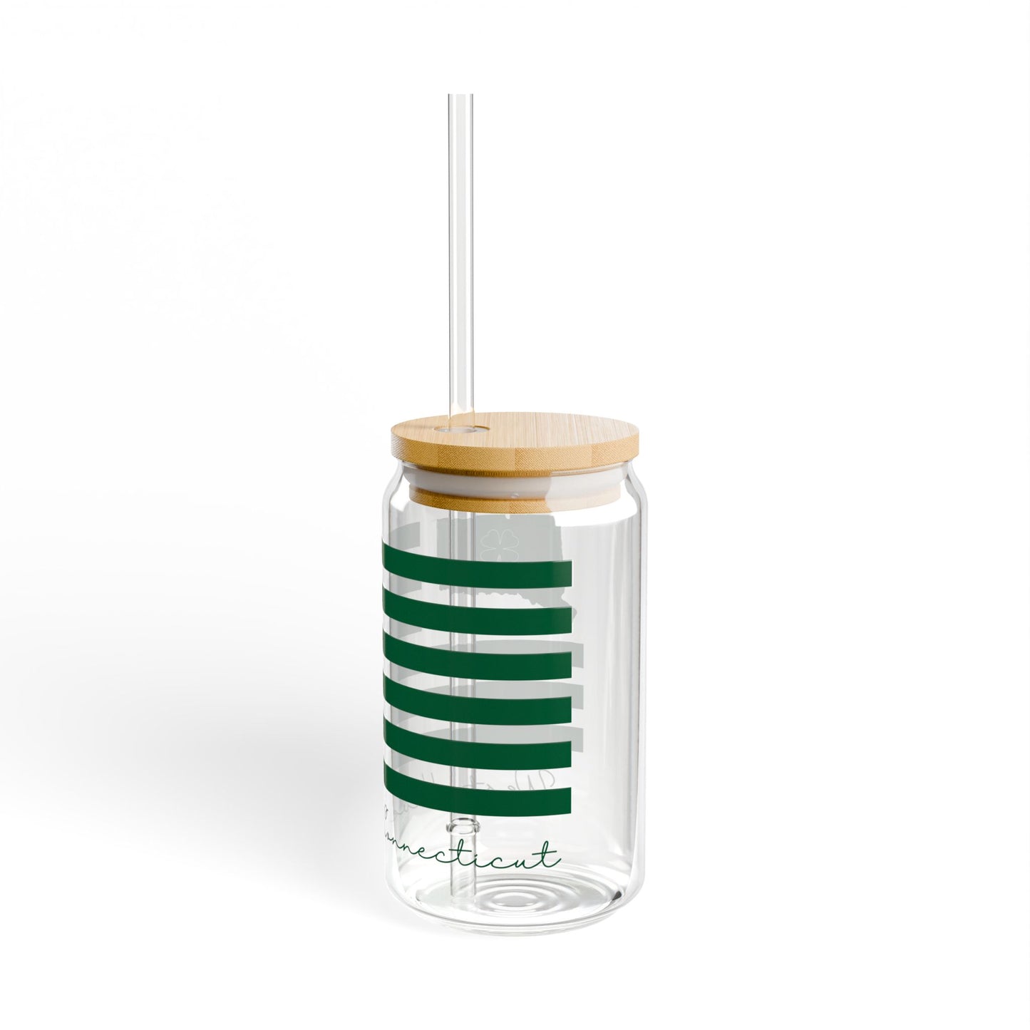 West Haven Connecticut St. Patrick’s Day Flag Sipper Glass, 16oz