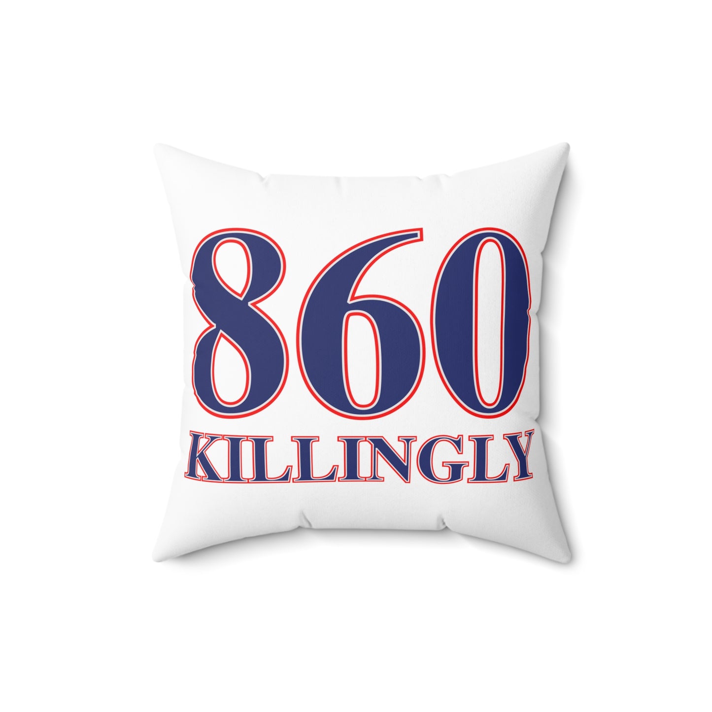 860 Killingly Red, White & Blue Spun Polyester Square Pillow