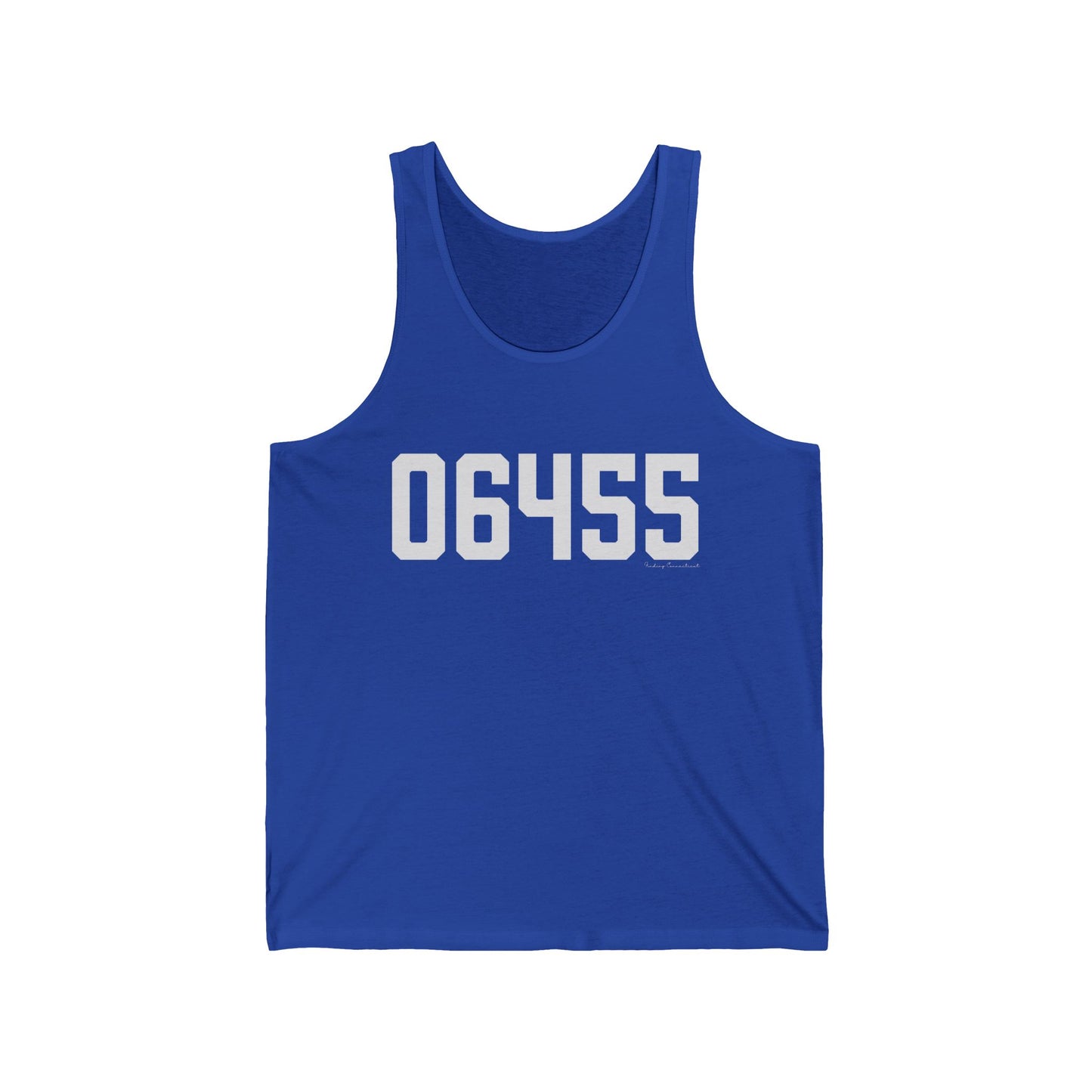 06455 Middlefield CT Zip Code Unisex Jersey Tank Top