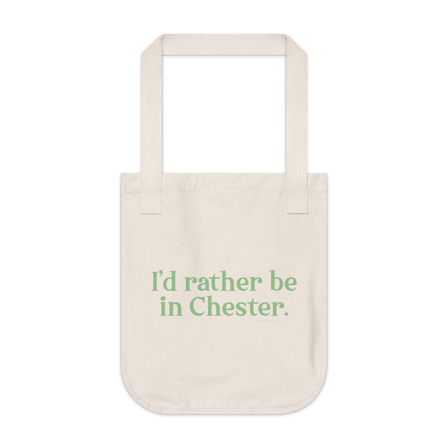 chester connecticut tote bag