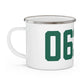 06375 New London Connecticut Zip Code Enamel Camping Mug