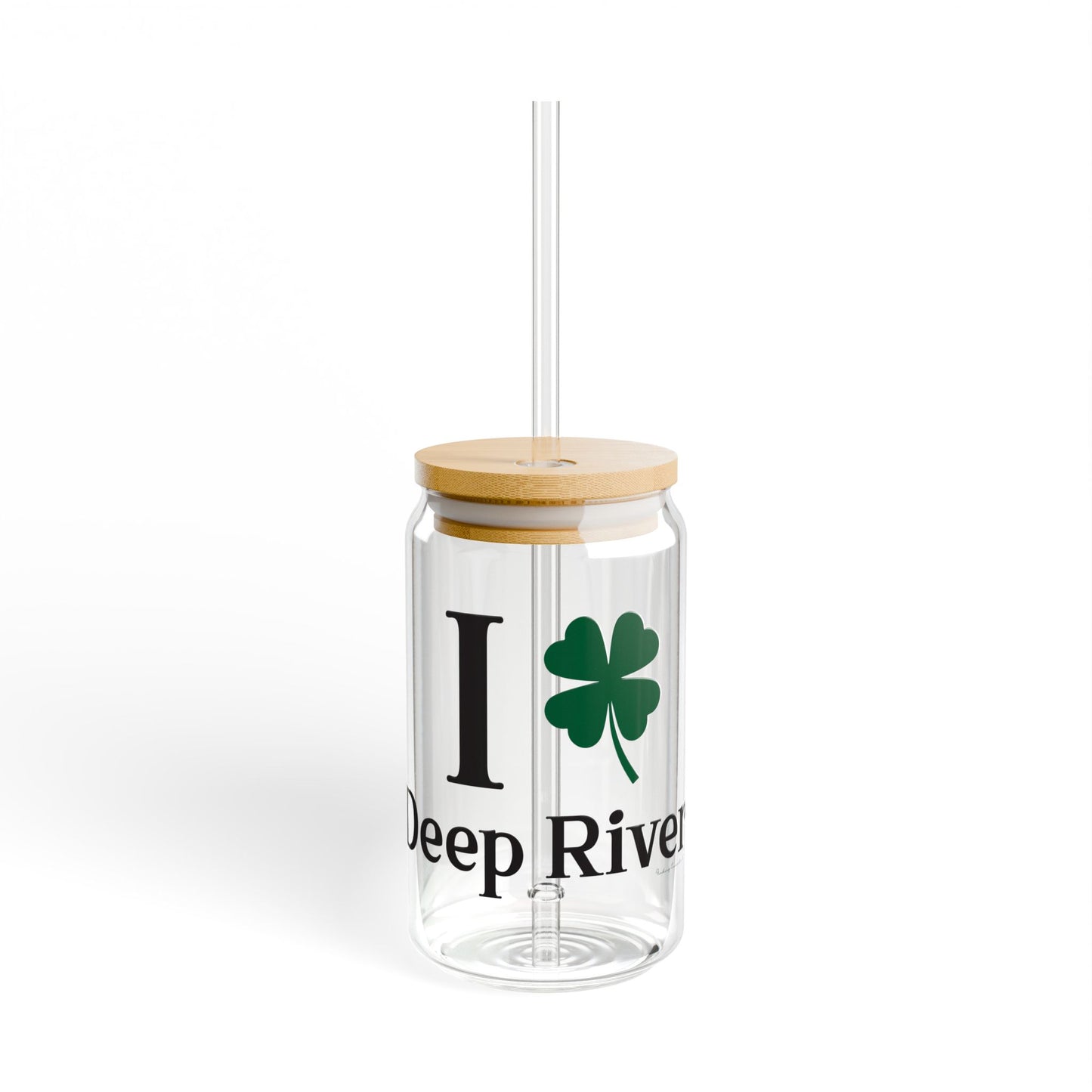 I Clover Deep River Sipper Glass, 16oz