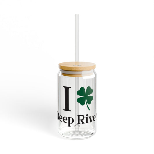 I Clover Deep River Sipper Glass, 16oz