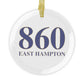 860 East Hampton Glass Ornaments