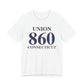 Union 860 Connecticut Unisex Jersey Short Sleeve T-Shirt