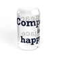 Compo Beach Is My Happy Place Sipper Glass, 16oz