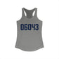 06043 Bolton Connecticut Zip Code Women's Ideal Racerback Tank Top