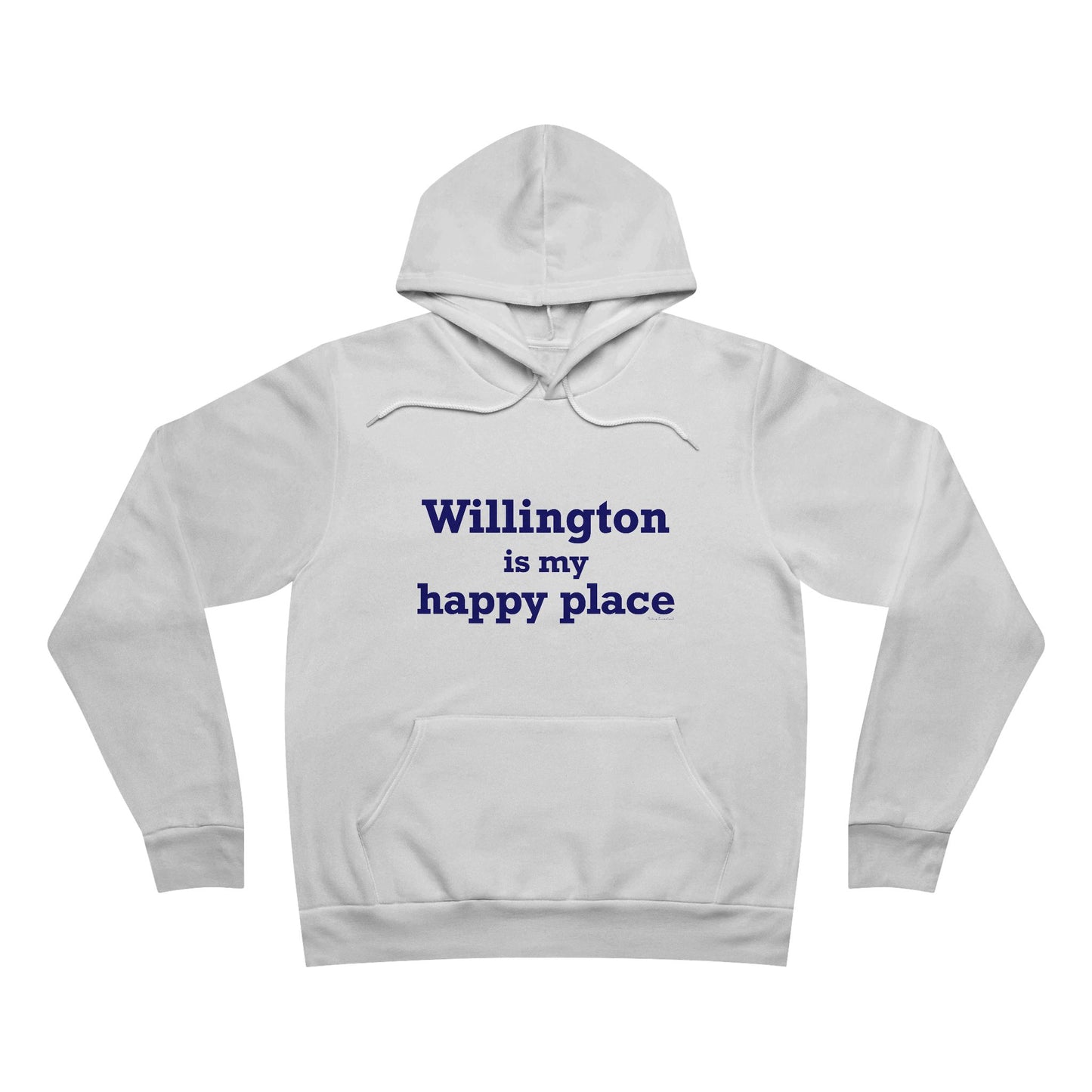 Willington is My Happy Place Unisex Sponge Fleece Pullover Hoodie