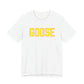 Goose Zip Code Yellow & Pink Unisex Jersey Short Sleeve Tee