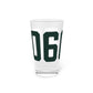 06082 Enfield Connecticut Zip Code Pint Glass, 16oz