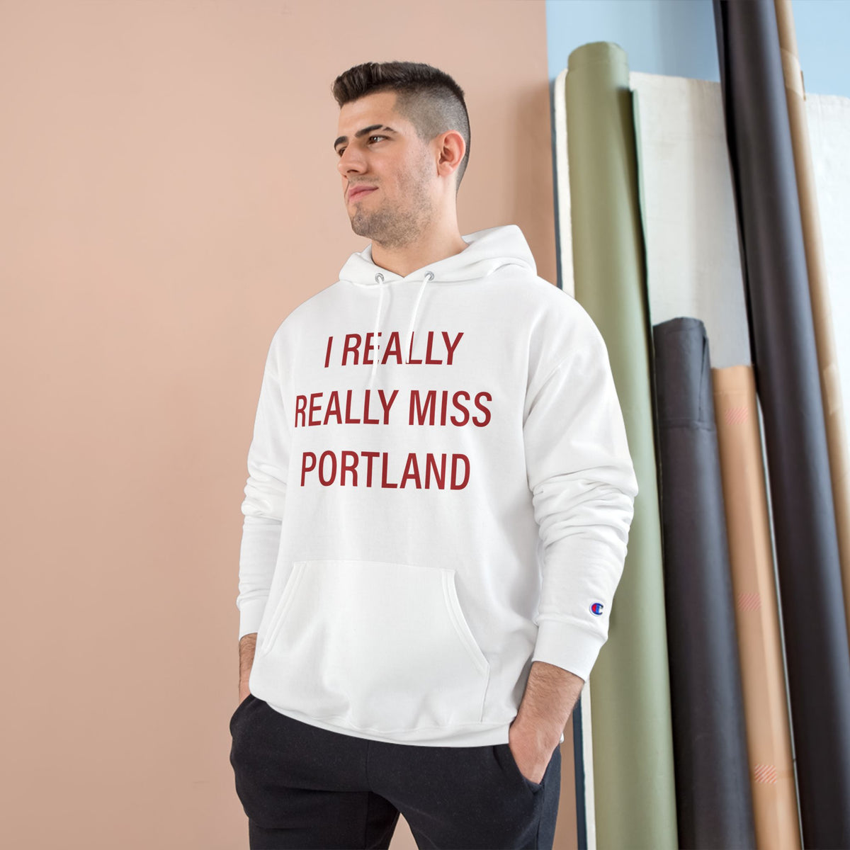 I Really Really Miss Portland Champion Hoodie
