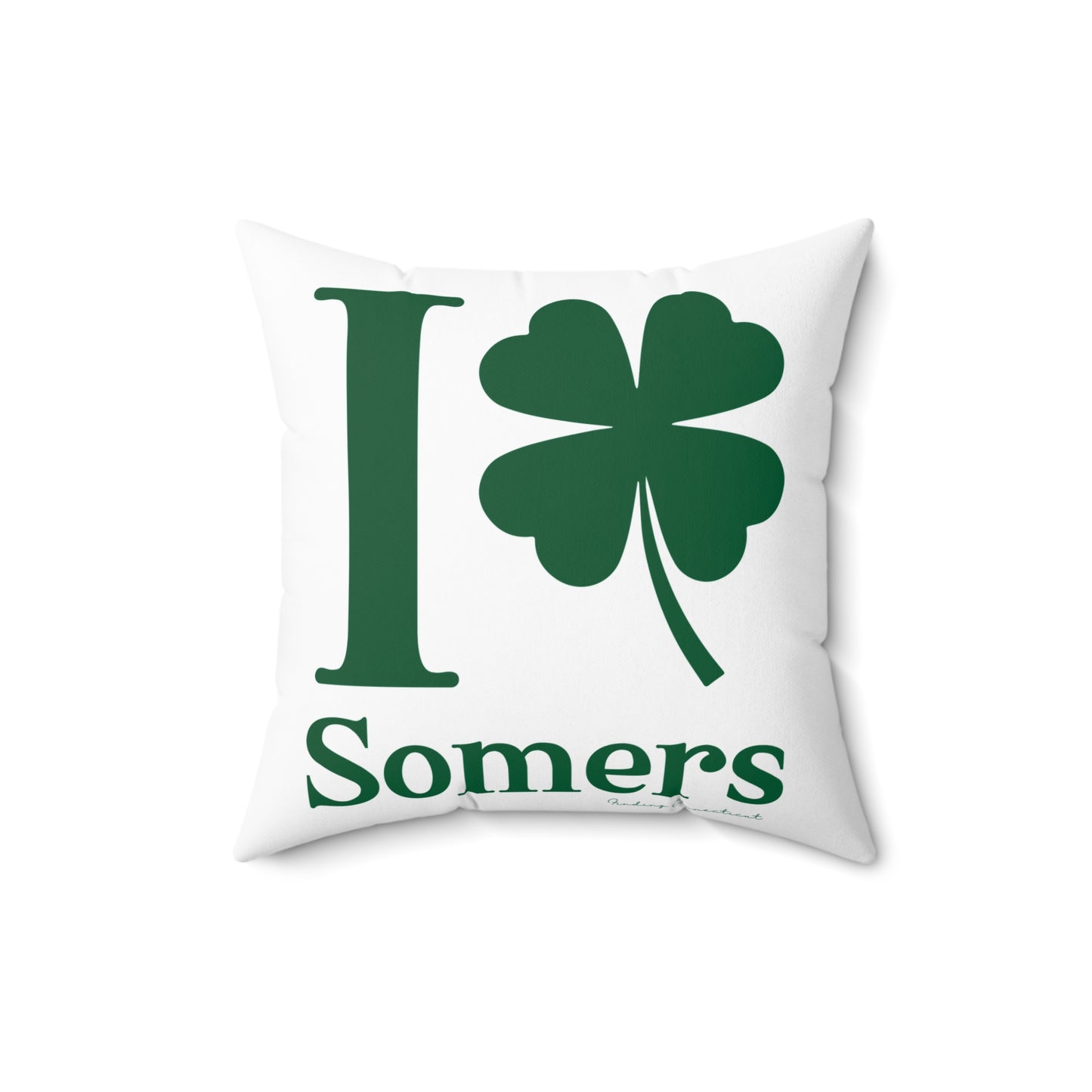 I Clover Somers Spun Polyester Square Pillow