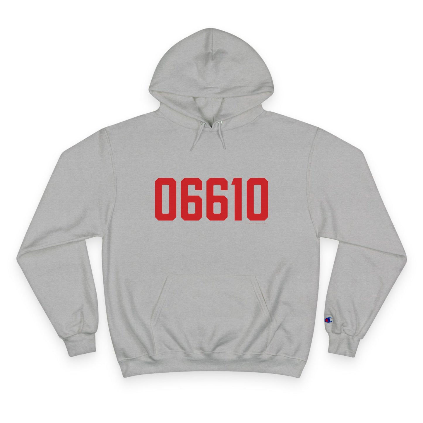 06610  Bridgeport Connecticut Zip Code Champion Hoodie Sweatshirt