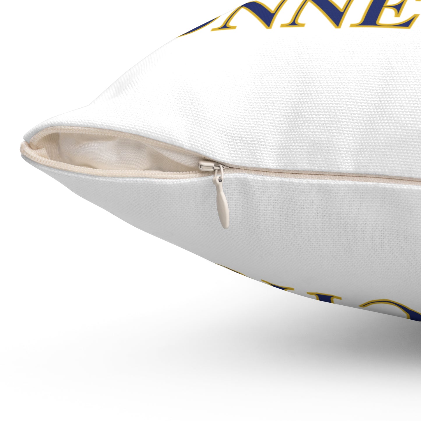 East Haddam 860 Connecticut Spun Polyester Square Pillow