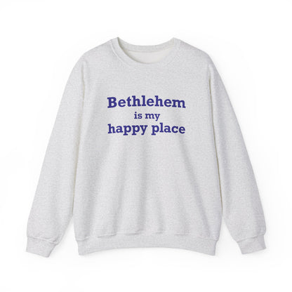 Bethlehem is My Happy Place Unisex Heavy Blend™ Crewneck Sweatshirt