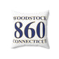 Woodstock 860 Connecticut Spun Polyester Square Pillow