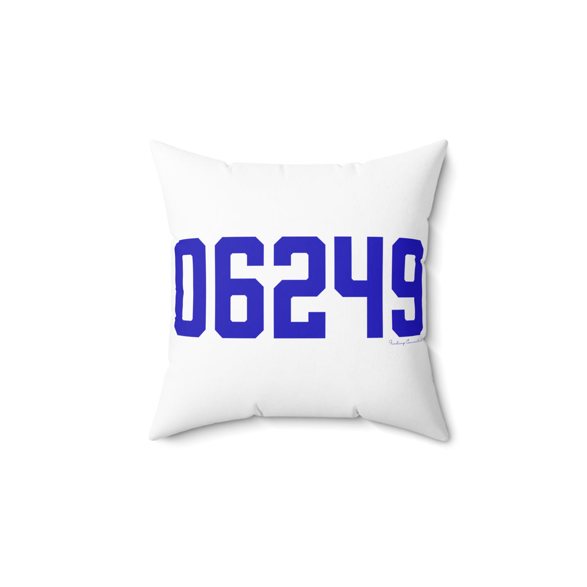 06249 Lebanon Connecticut Zip Code Spun Polyester Square Pillow