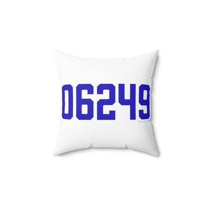 06249 Lebanon Connecticut Zip Code Spun Polyester Square Pillow