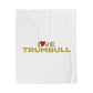 Love Trumbull Velveteen Plush Blanket