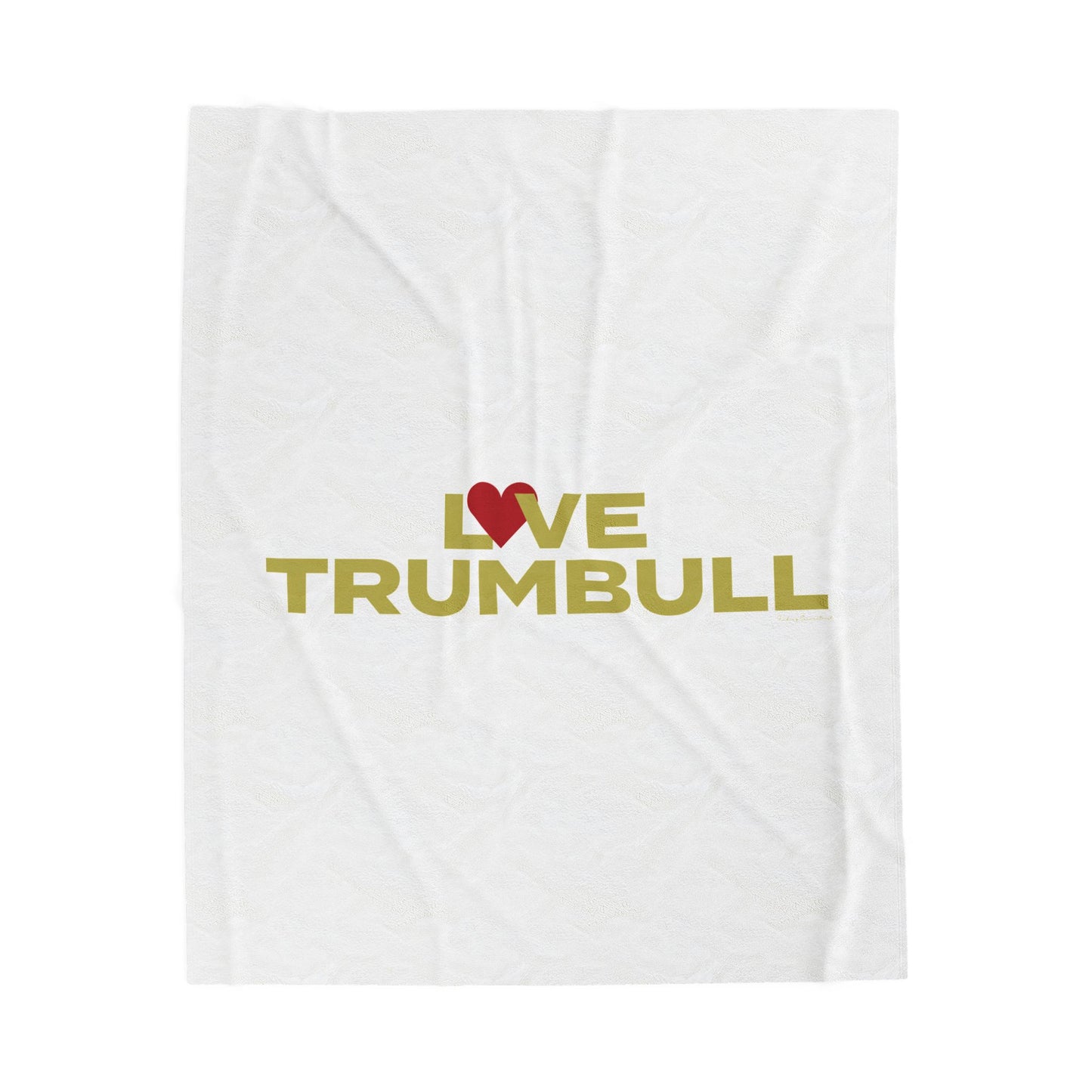Love Trumbull Velveteen Plush Blanket