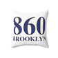 860 Brooklyn Spun Polyester Square Pillow